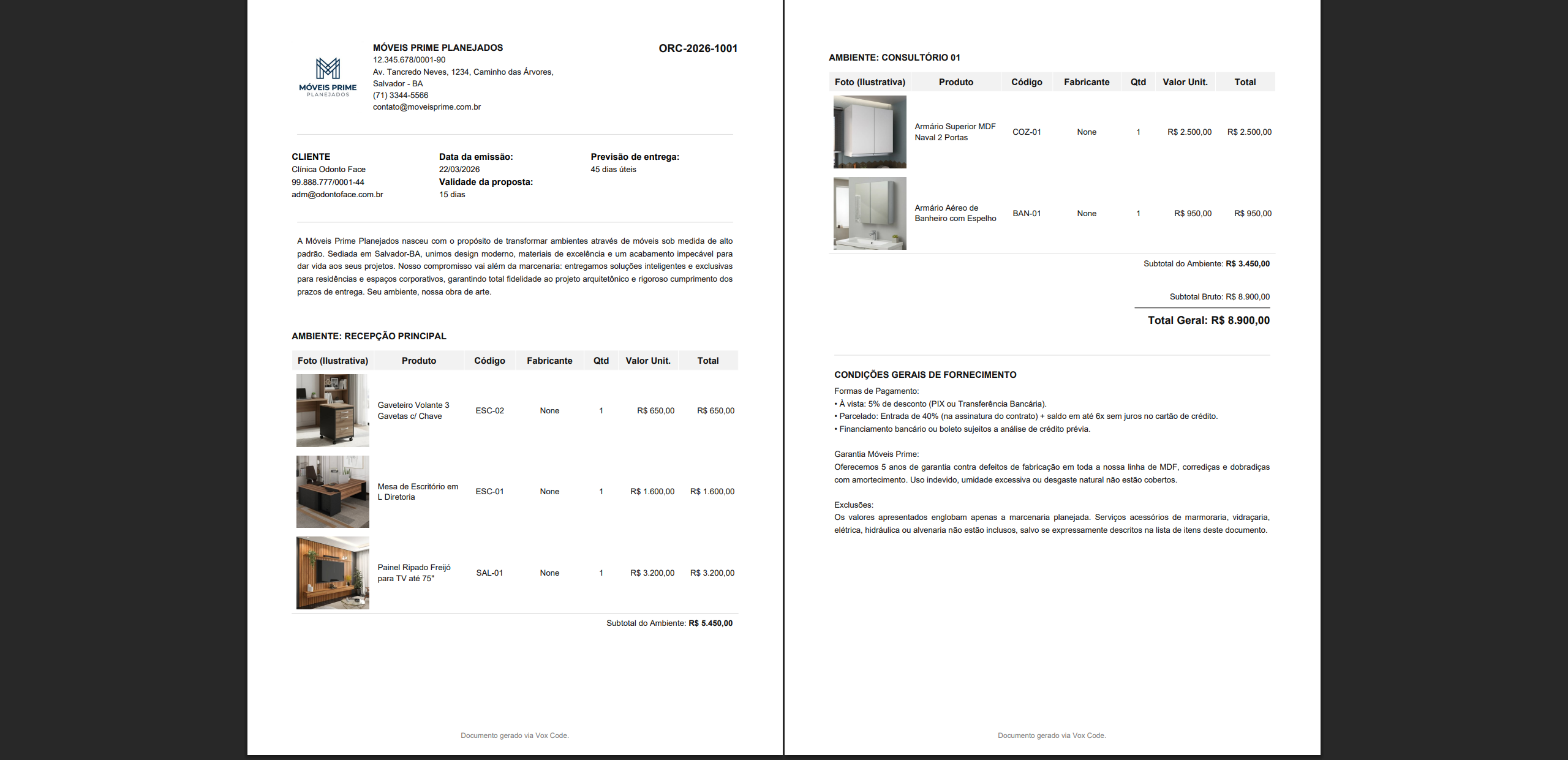 PDF do Orçamento